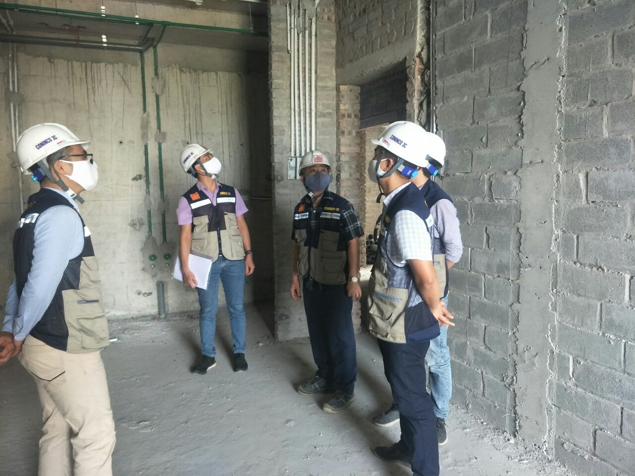 Tổng Giám đốc CONINCO 3C đến thăm và làm việc tại cụm dự án thuộc quận Long Biên