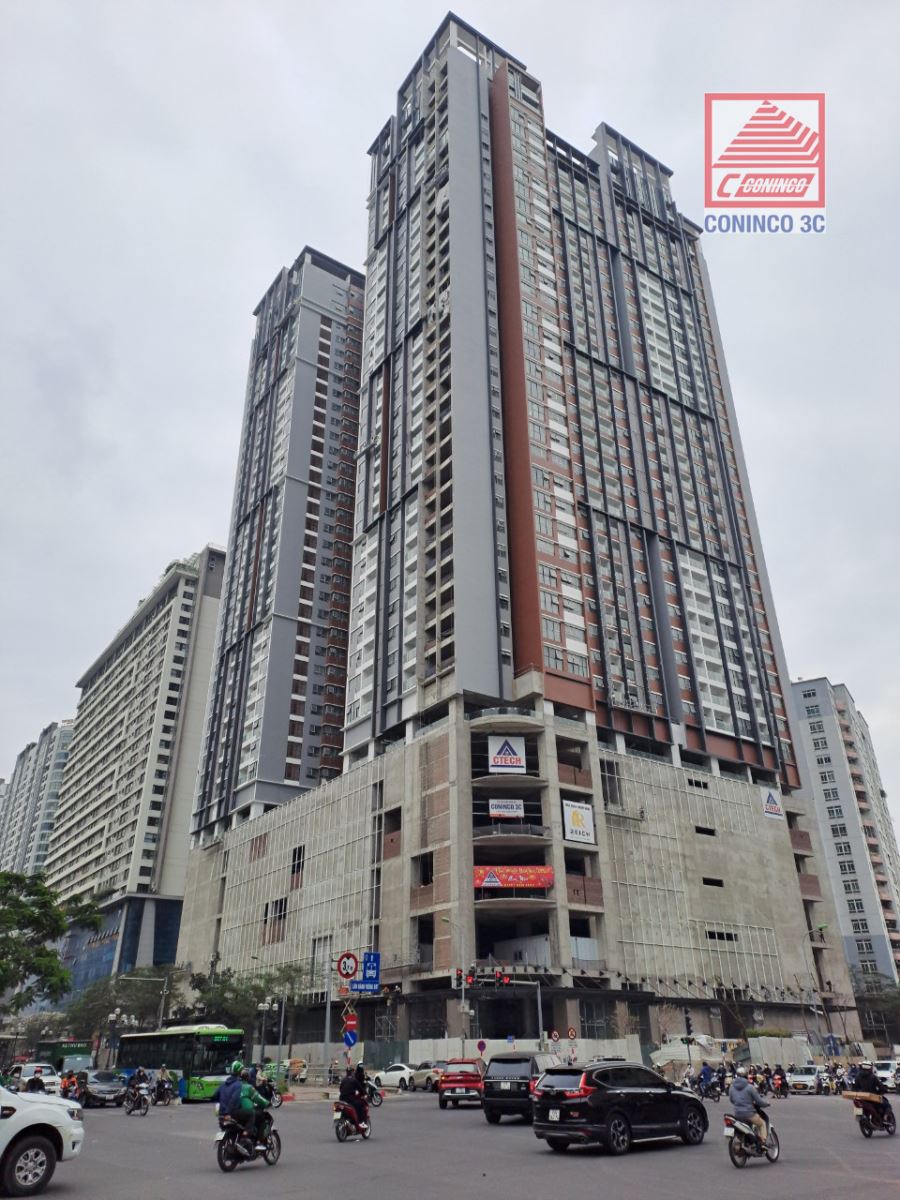 Tiến độ dự án BRG Diamond Residence- 25 Lê Văn Lương