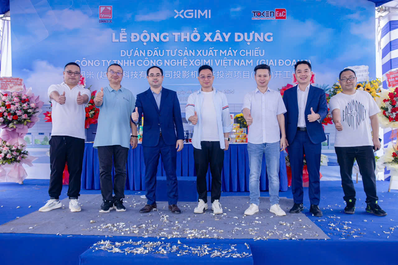 Lễ khởi công dự án Đầu tư sản xuất máy chiếu Công ty TNHH Công nghệ XGIMI Việt Nam- Giai đoạn I- 06/11/2024