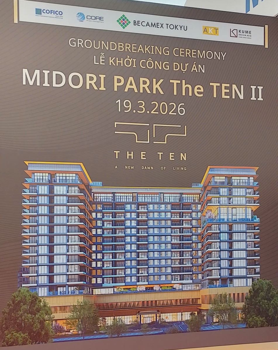 3C Attends the Groundbreaking Ceremony of MIDORI PARK The TEN II High-End Apartment Project