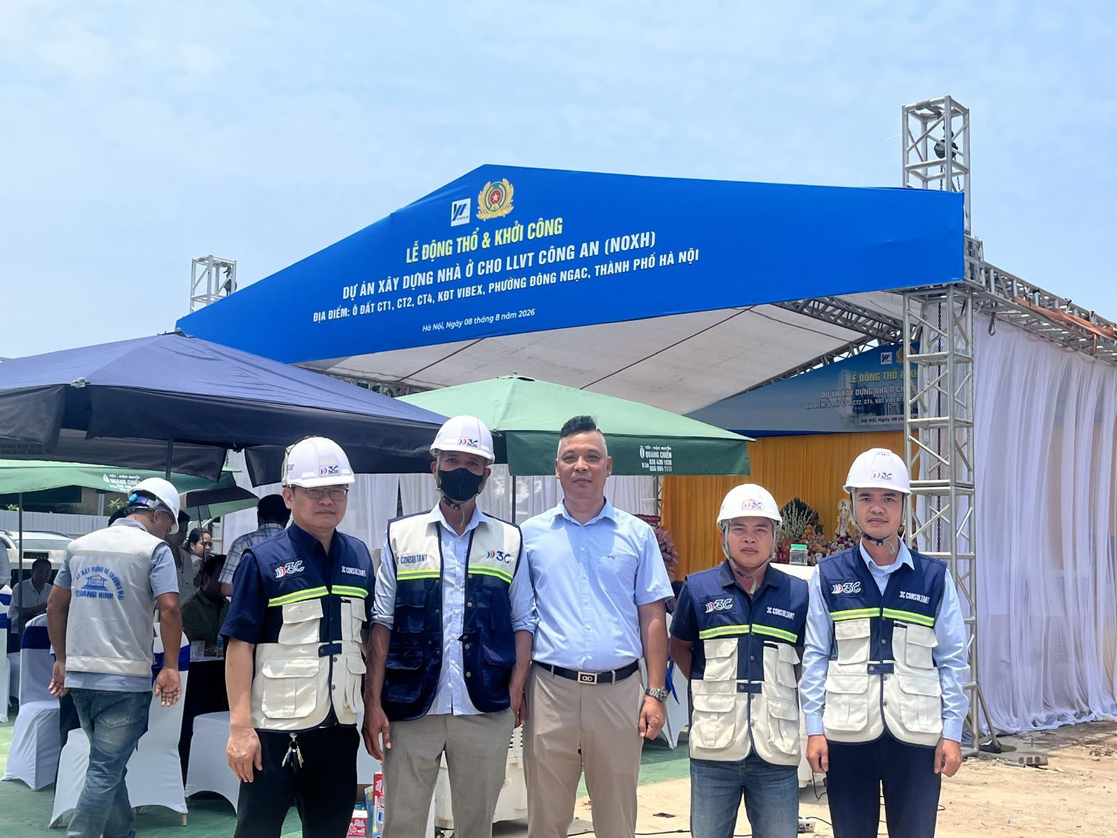 3C Attends Groundbreaking and Commencement Ceremony for the Public Security Forces Housing Project in Vibex Urban Area