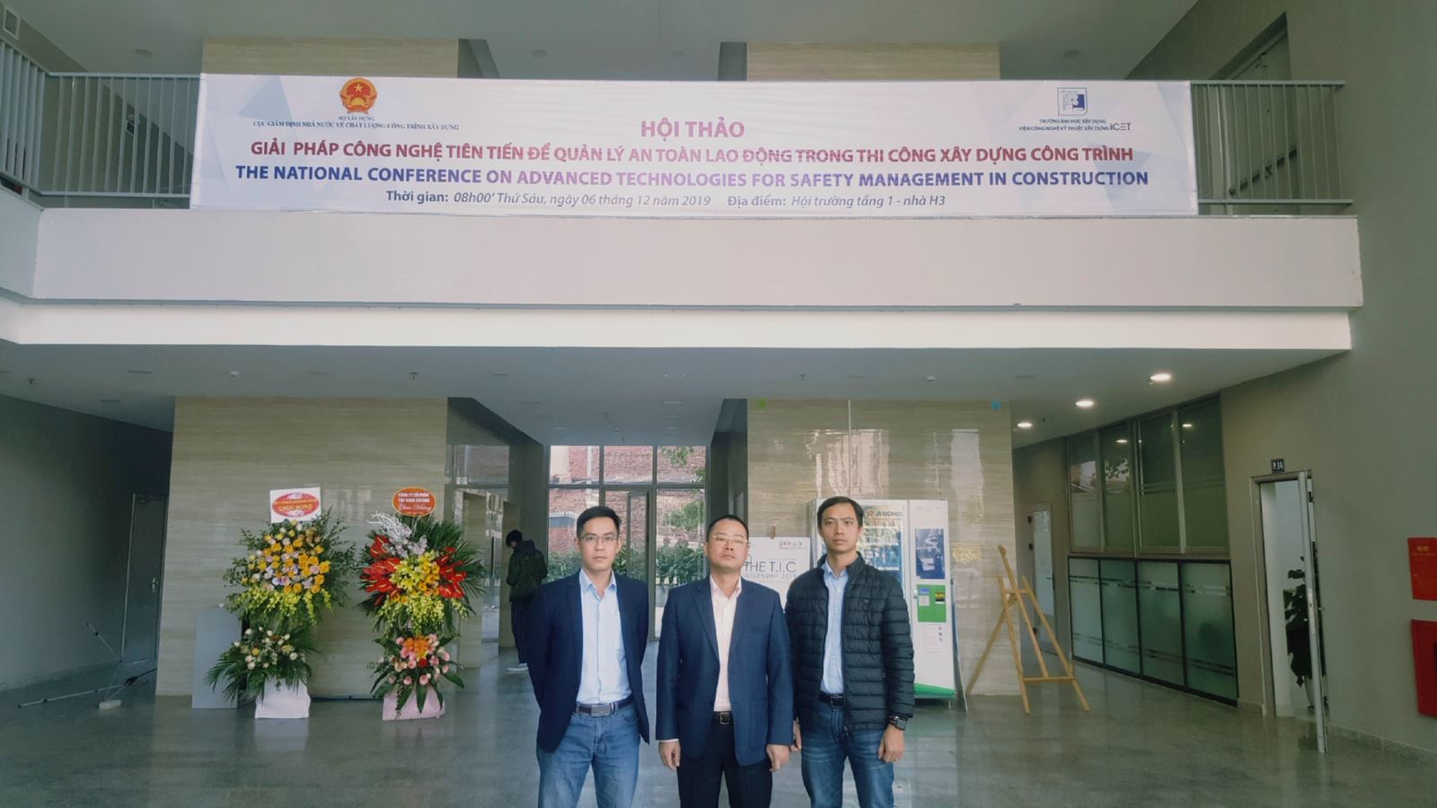 Coninco 3C tham dự và trình bày tham luận tại hội thảo " Giải pháp công nghệ tiên tiến để quản lý an toàn lao động trong thi công xây dựng công trình"