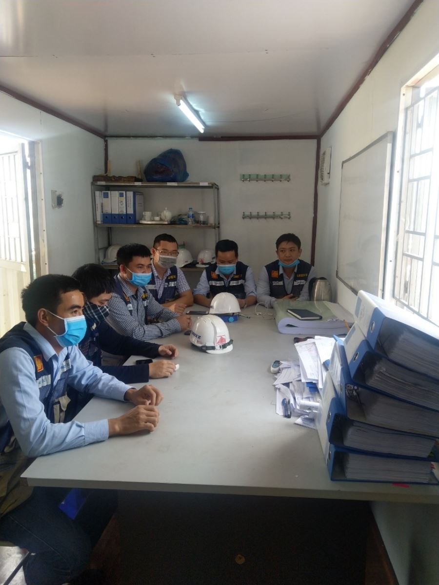 Các công trường Coninco 3C thực hiện công tác phòng chống Covid 19